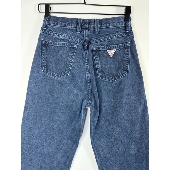 Vintage Guess Jeans by Georges Marciano Women 30 Washed Blue High Rise Tapered - Picture 4 of 16